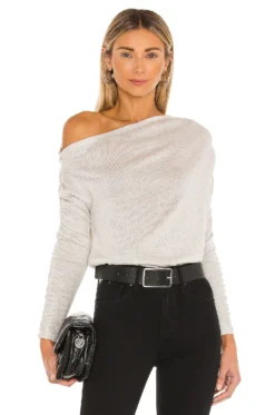 Sparkle Cozy Knit Sweater Camel Heather