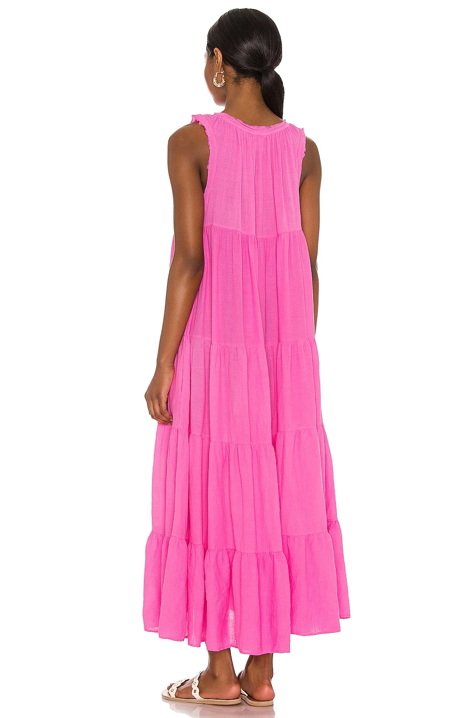 Lighthouse Beach Dress Peony 3 Lighthouse Beach Dress Peony - Image 3