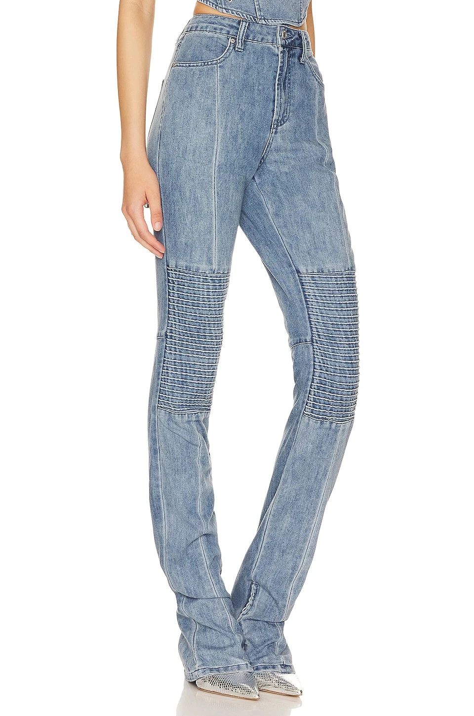 Dallas Moto Jean Spring Blue Wash 2 Dallas Moto Jean Spring Blue Wash - Image 2