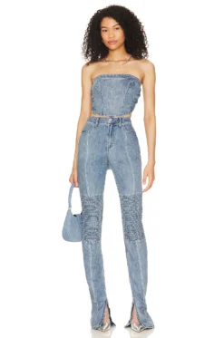 Dallas Moto Jean Spring Blue Wash 7 Dallas Moto Jean Spring Blue Wash -Fashion Clothing AFFM WJ29 V4