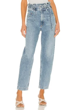 AGOLDE RIYA 스트레이트 레그 진 Traffic