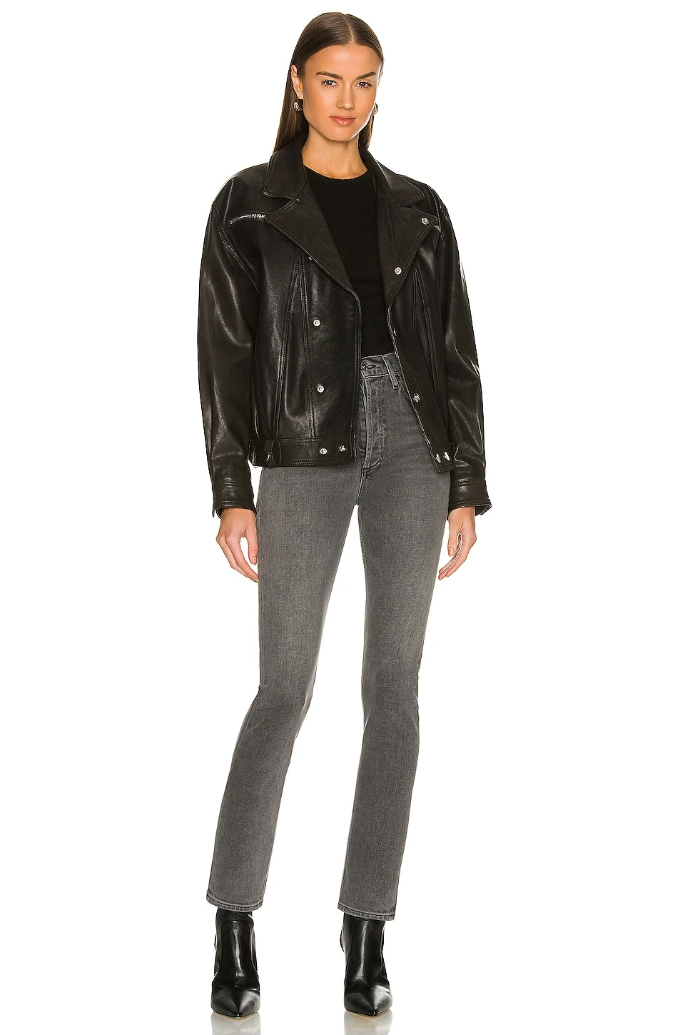 AGOLDE Riley High Rise Straight Crop Sector 4 AGOLDE Riley High Rise Straight Crop Sector - Image 4