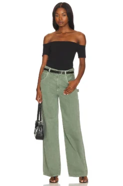 AGOLDE Magda Denim Carpenter Salamander -Fashion Clothing AGOL WJ483 V4