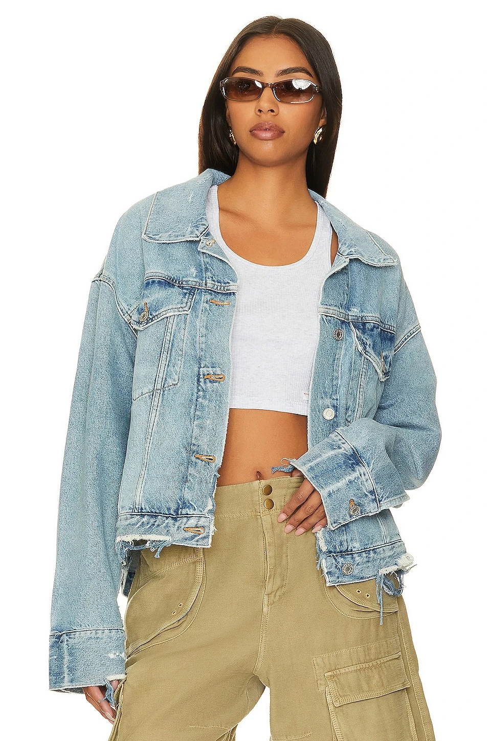 AGOLDE Martika Jacket Fray 1 AGOLDE Martika Jacket Fray