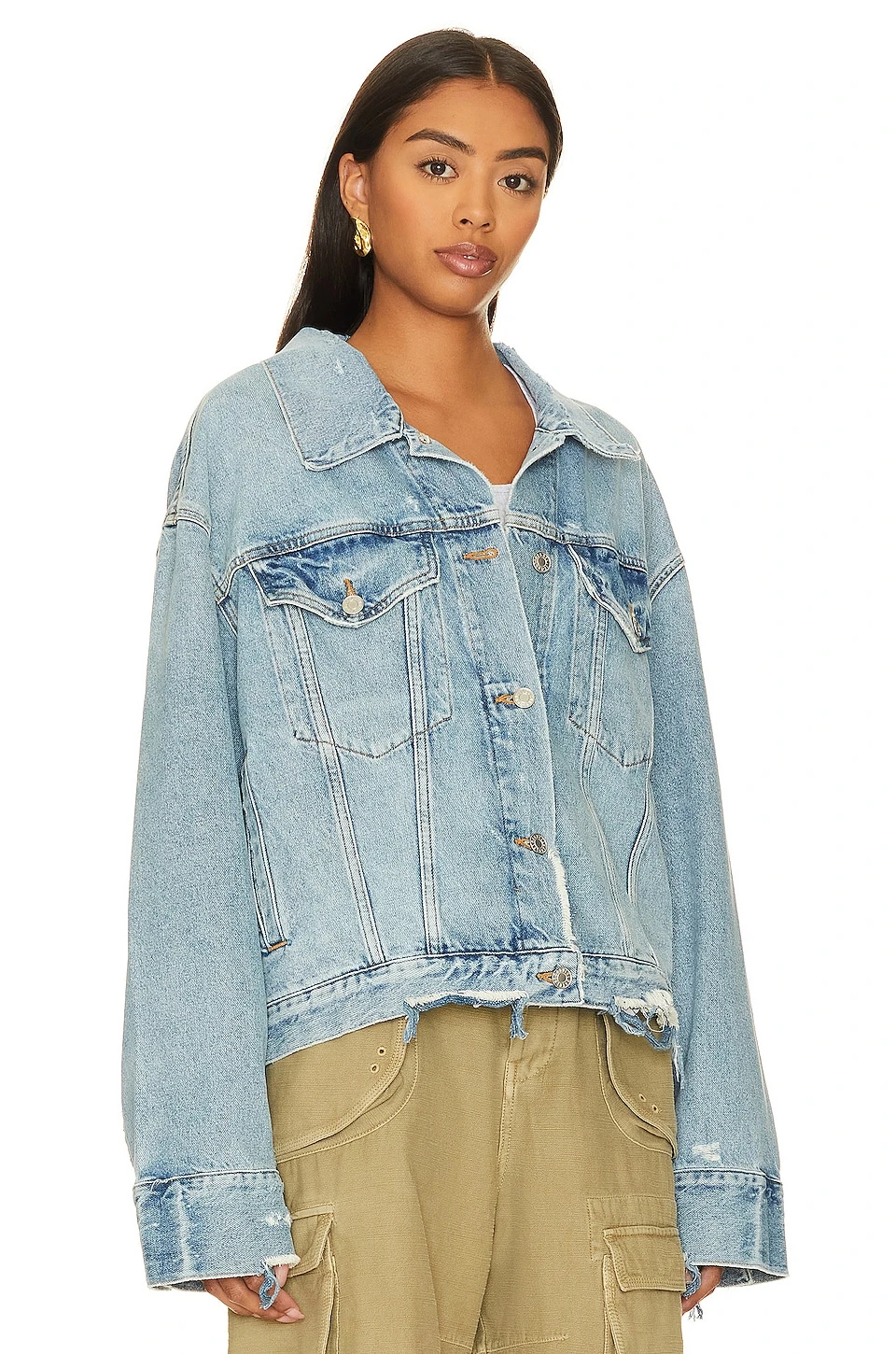 AGOLDE Martika Jacket Fray 2 AGOLDE Martika Jacket Fray - Image 2