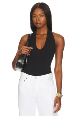 AGOLDE Azima Bodysuit Black
