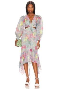 Alice + Olivia Katia Twist Maxi Dress Lola's Dream