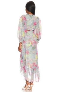 Alice + Olivia Katia Twist Maxi Dress Lola's Dream -Fashion Clothing ALI WD960 V3