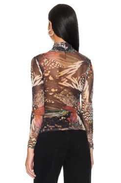 AllSaints Tia Gene Top Jewel Green -Fashion Clothing ALLR WS138 V3