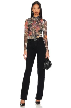 AllSaints Tia Gene Top Jewel Green -Fashion Clothing ALLR WS138 V4