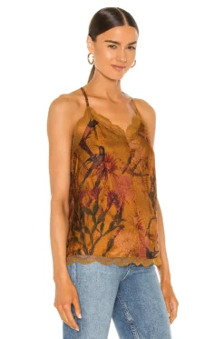 AllSaints BLUSA SEINIE Cinnamon Brown -Fashion Clothing ALLR WS66 V3