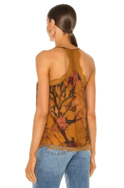 AllSaints BLUSA SEINIE Cinnamon Brown -Fashion Clothing ALLR WS66 V4