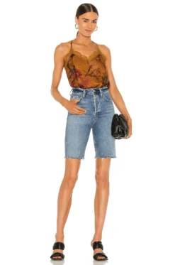 AllSaints BLUSA SEINIE Cinnamon Brown -Fashion Clothing ALLR WS66 V5