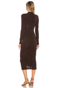 A.L.C. Ansel Dress Ganache -Fashion Clothing ALX WD281 V3