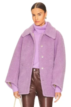 A.L.C. Lincoln Coat Deep Lilac 13 A.L.C. Lincoln Coat Deep Lilac -Fashion Clothing ALX WO65 V1 1
