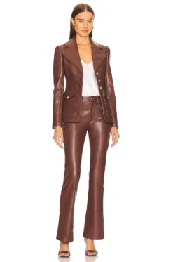 A.L.C. PANTALÓN FREDDIE Caffe -Fashion Clothing ALX WP77 V4