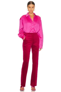 A.L.C. Ford Pant Electric Pink -Fashion Clothing ALX WP80 V4