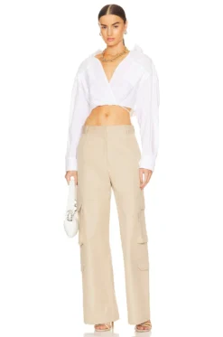 A.L.C. Corbin Top White -Fashion Clothing ALX WS436 V4