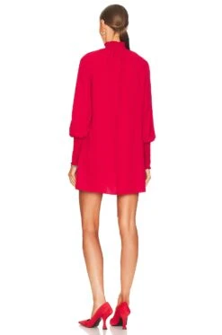 Noemi Dress Scarlet 5 Noemi Dress Scarlet -Fashion Clothing AMAN WD1011 V3