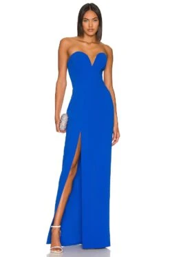 X REVOLVE Cherri Gown Cobalt