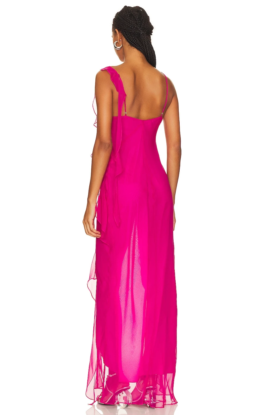 Cassilda Gown Berry 4 Cassilda Gown Berry - Image 4