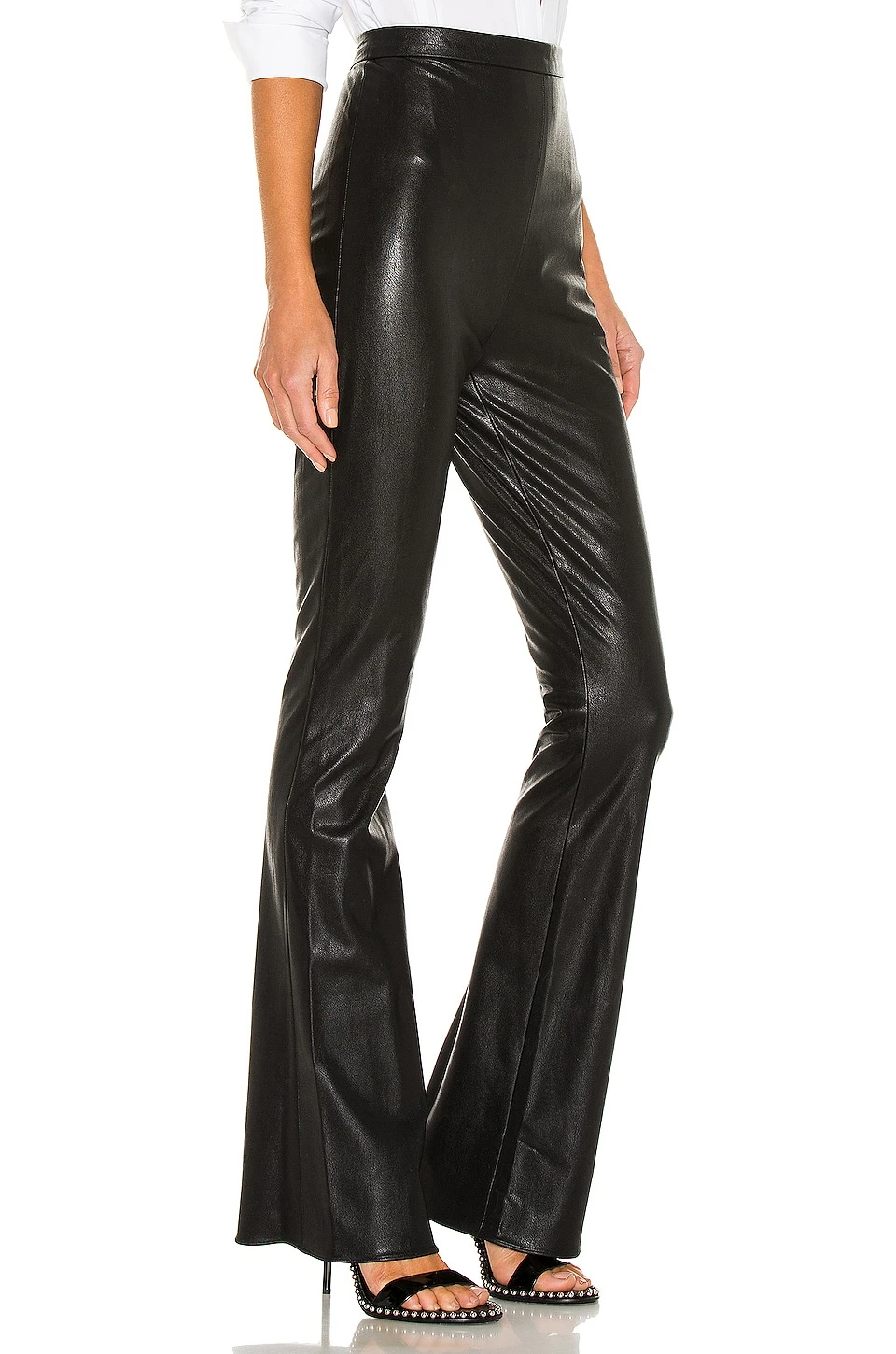 Amina Leather Pants Black 2 Amina Leather Pants Black - Image 2