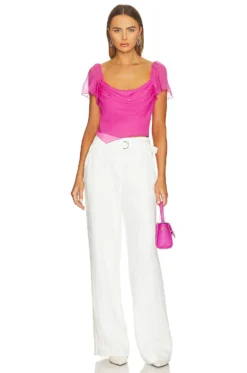 Aliyah Top Rose Pink -Fashion Clothing AMAN WS973 V4