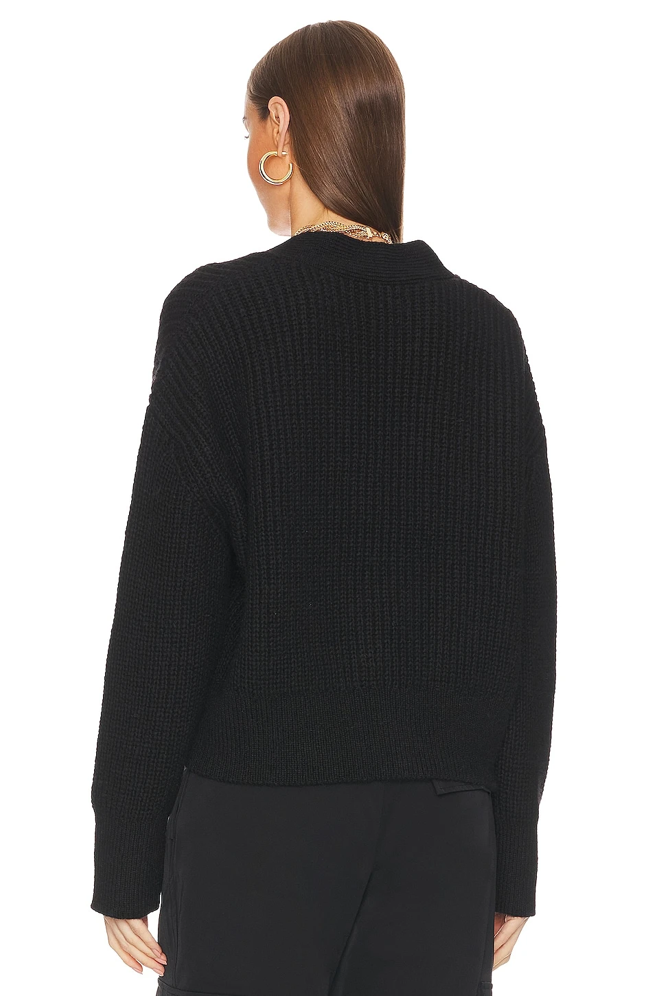 ANINE BING Maxwell Cardigan Black 3 ANINE BING Maxwell Cardigan Black - Image 3