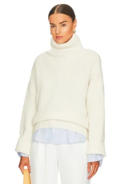 ANINE BING Sydney Sweater Cream