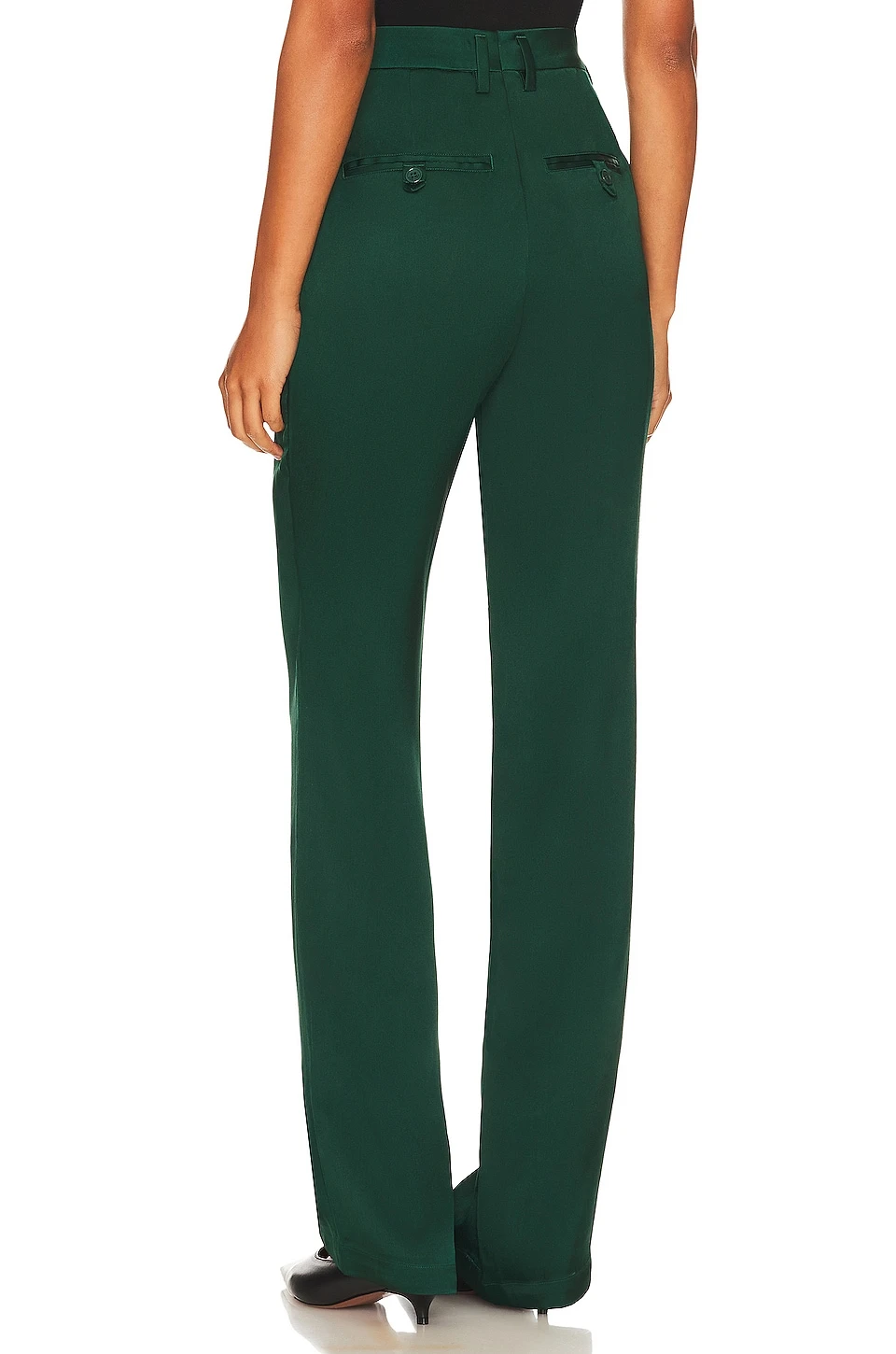 ANINE BING Classic Pant Emerald Green 3 ANINE BING Classic Pant Emerald Green - Image 3