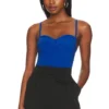ANINE BING Via Bodysuit Electric Blue