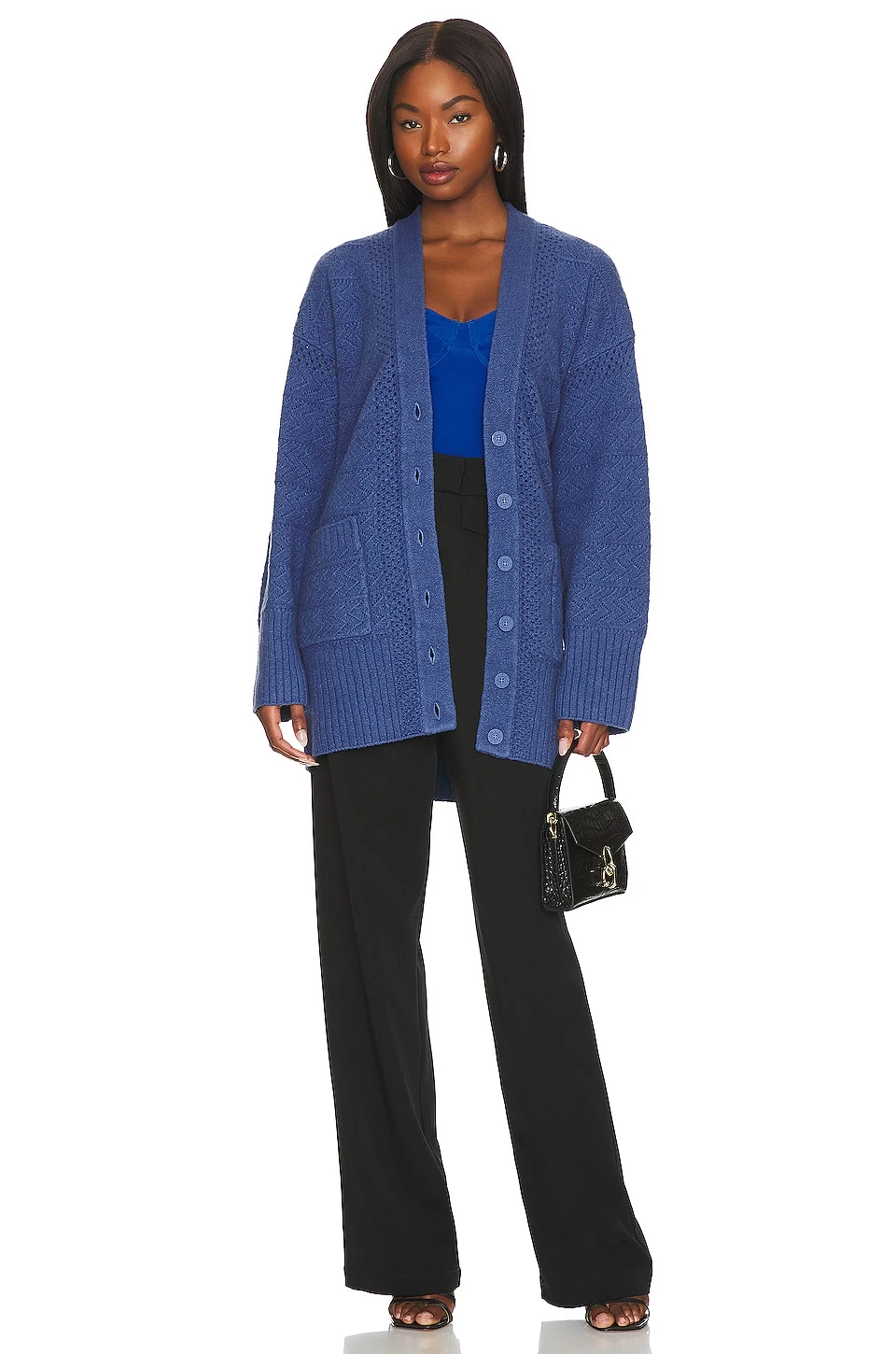 ANINE BING Via Bodysuit Electric Blue 5 ANINE BING Via Bodysuit Electric Blue - Image 5