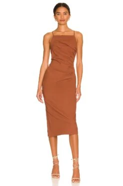 L Armona Dress Brown