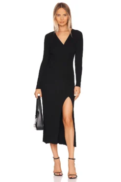 Astrid Midi Dress Black