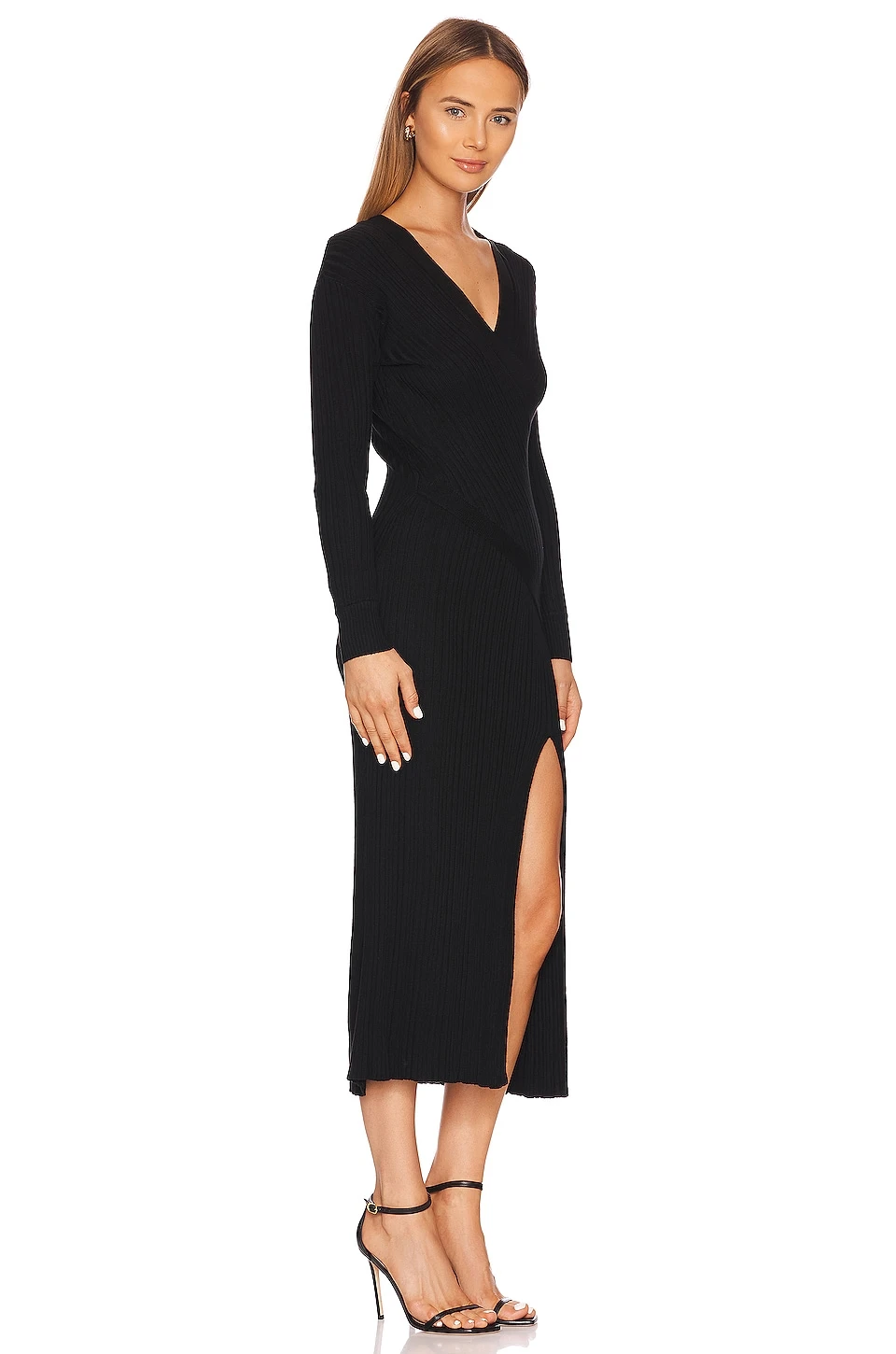 Astrid Midi Dress Black 2 Astrid Midi Dress Black - Image 2