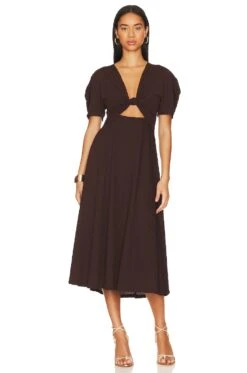 Manola Dress Brown