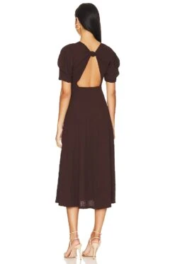 Manola Dress Brown -Fashion Clothing ASTR WD364 V3
