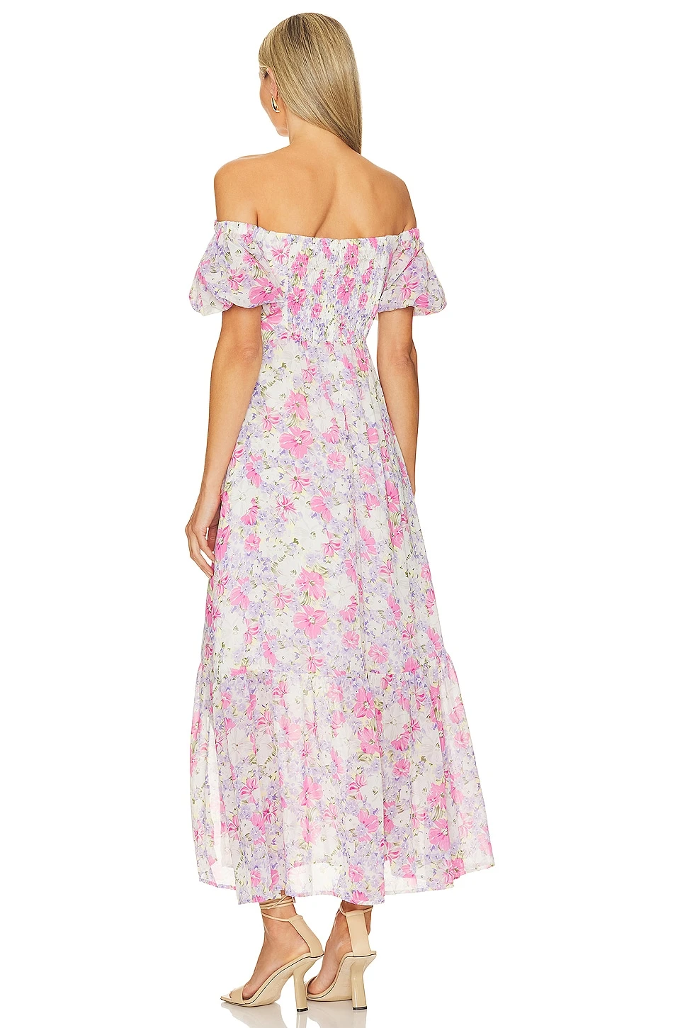 Valora Dress Pink Floral 3 Valora Dress Pink Floral - Image 3