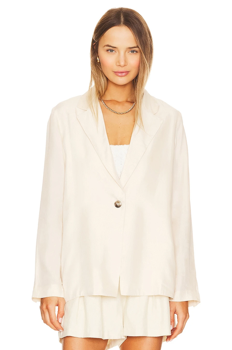 Hallie Blazer Ecru 2 Hallie Blazer Ecru - Image 2