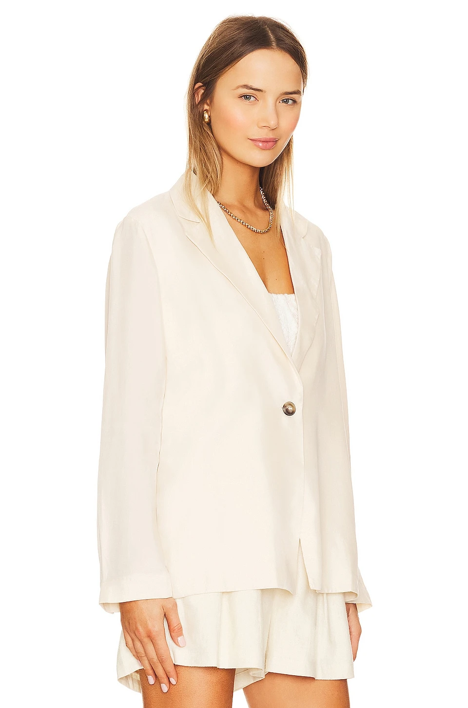 Hallie Blazer Ecru 3 Hallie Blazer Ecru - Image 3