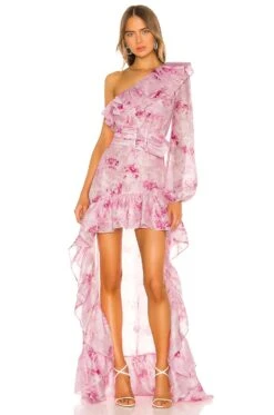 Whirlwind Dress Peony Print