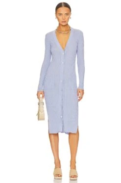 Rib Maxi Cardigan Very Peri