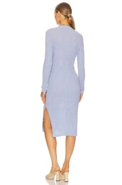 Rib Maxi Cardigan Very Peri 5 Rib Maxi Cardigan Very Peri -Fashion Clothing AUTU WK922 V3