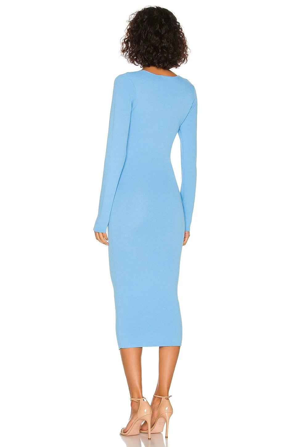 Bardot Eliana Twist Front Knit Dress Cornflower 3 Bardot Eliana Twist Front Knit Dress Cornflower - Image 3