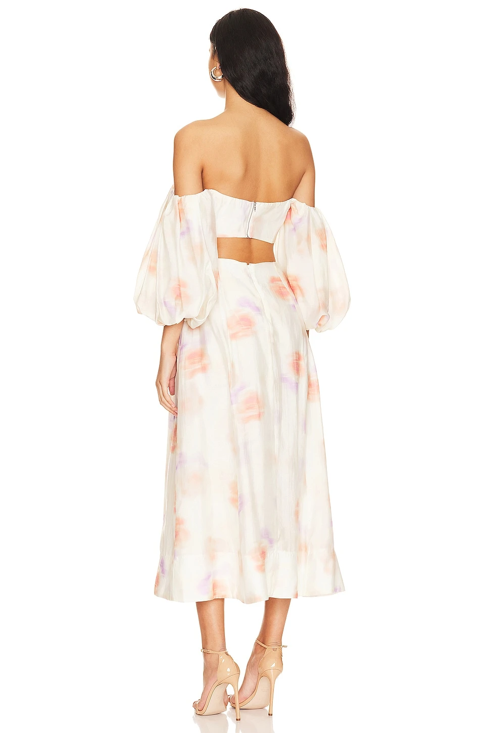 Bardot Lucia Midi Dress Painterly Floral 3 Bardot Lucia Midi Dress Painterly Floral - Image 3