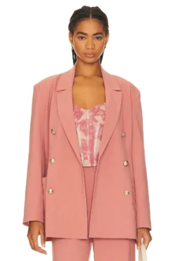 Bardot Devita Blazer Dusty Rose