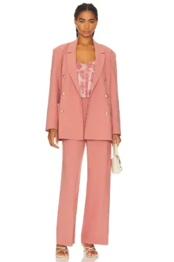 Bardot Devita Blazer Dusty Rose 9 Bardot Devita Blazer Dusty Rose -Fashion Clothing BARD WO104 V5