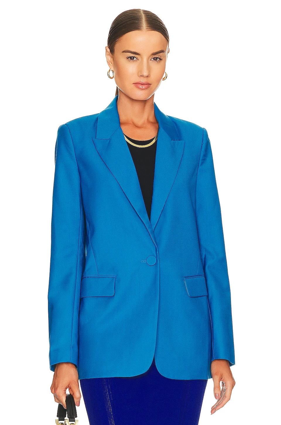 Bardot X REVOLVE Sandie Blazer Cobalt 2 Bardot X REVOLVE Sandie Blazer Cobalt - Image 2