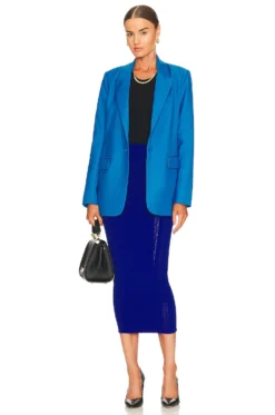 Bardot X REVOLVE Sandie Blazer Cobalt 11 Bardot X REVOLVE Sandie Blazer Cobalt -Fashion Clothing BARD WO71 V5