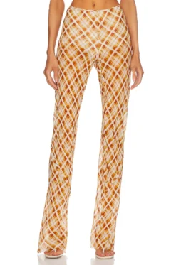 BEC + BRIDGE Sunflower Check Pant Sunflower Check